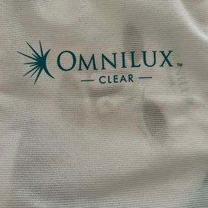 Excellent condition Omnilux Clear Red LED face mask.